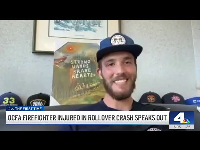 ⁣OC firefighter hurt in rollover crash slated to return home soon