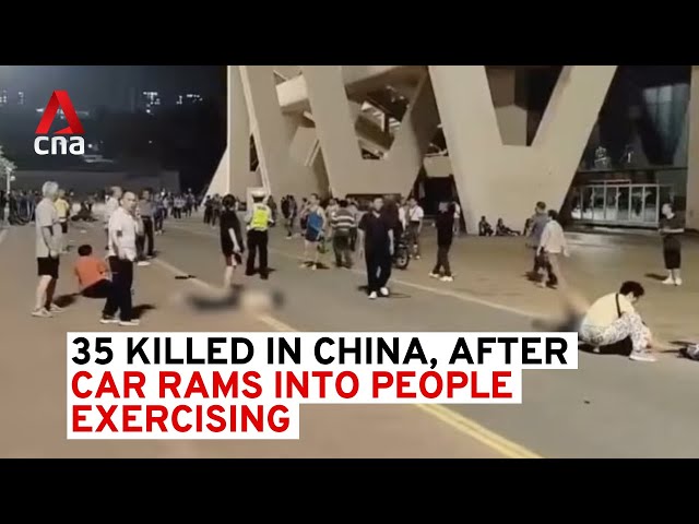 ⁣35 killed in Zhuhai, China, after car rams into people exercising