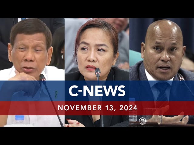 ⁣UNTV: C-NEWS | November 13, 2024