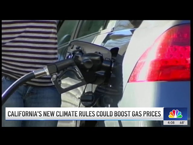 ⁣California's new climate rules could increase gas prices