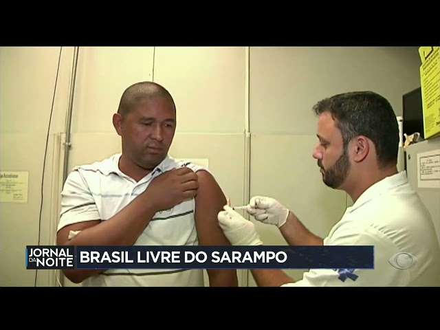 ⁣Brasil recupera certificado de país livre do sarampo após cinco anos