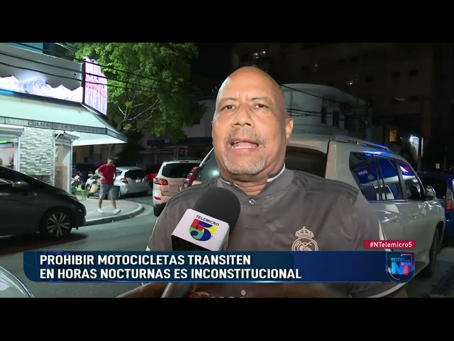 ⁣Prohibir motocicletas transiten en horas nocturnas es inconstitucional