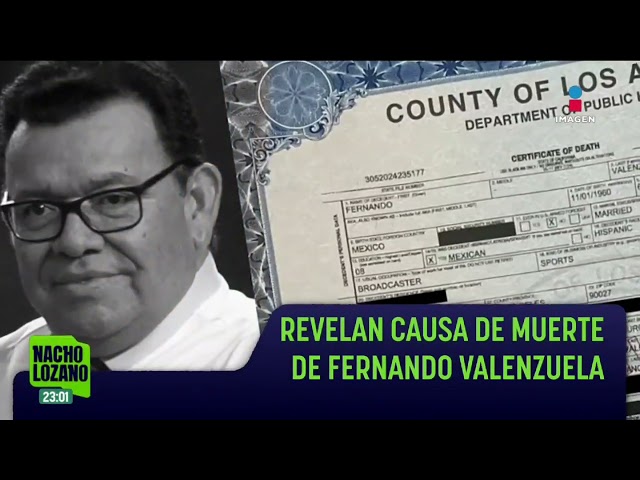 ⁣Filtran acta de defunción de Fernando Valenzuela