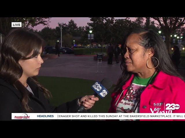 ⁣Live Interview from Shooting Victim's Vigil in Bakersfield