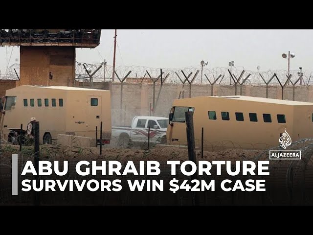 ⁣Abu Ghraib torture survivors win US civil case, $42m damages