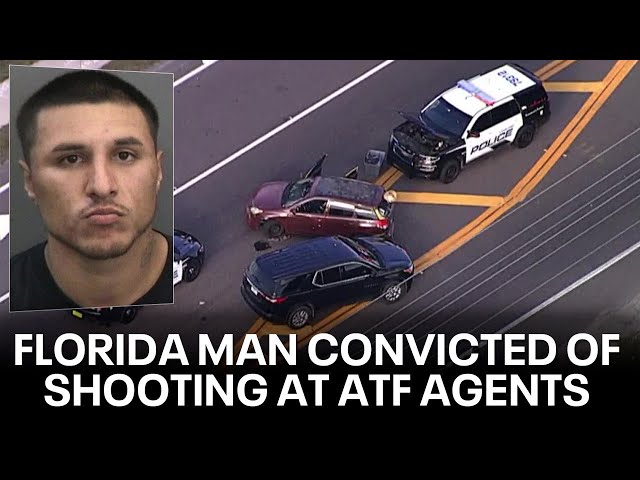 ⁣Convicted Florida man sentenced in shooting involving ATF agents