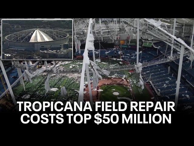 ⁣Tropicana Field's roof to cost tens of millions to repair