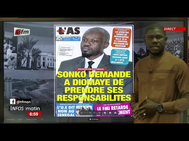 ⁣Yenekay yi ak Cheikh DIOP - Infos matin du 13 novembre 2024