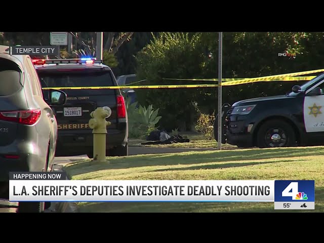 ⁣Double shooting leaves one dead in Temple City