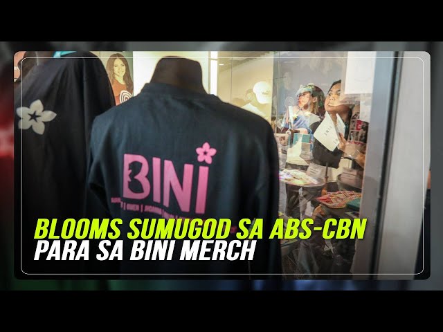 ⁣Blooms sumugod sa ABS-CBN para sa BINI merch