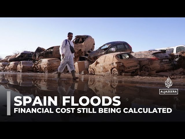 ⁣Spain floods aftermath: Financial cost still being calculated