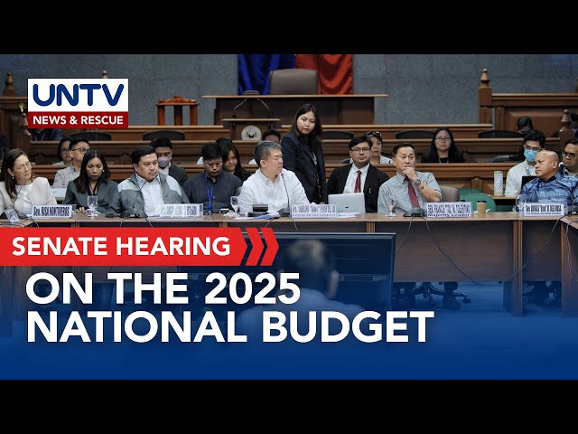 ⁣Senate deliberates on the 2025 National Budget; VP Sara Duterte attends