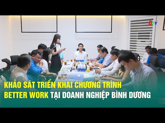 ⁣Khảo sát triển khai chương trình Better Work tại doanh nghiệp Bình Dương