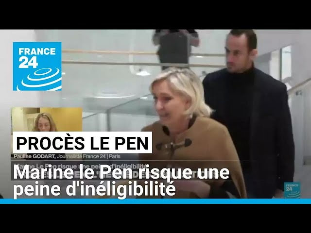 ⁣Détournement de fonds : Marine Le Pen risque une peine d'inéligibilité • FRANCE 24