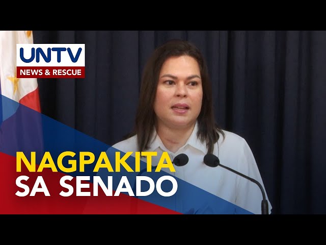 ⁣VP Sara, dumalo sa Senate budget deliberation; P733-M OVP budget, inaprubahan sa loob ng 10 minuto