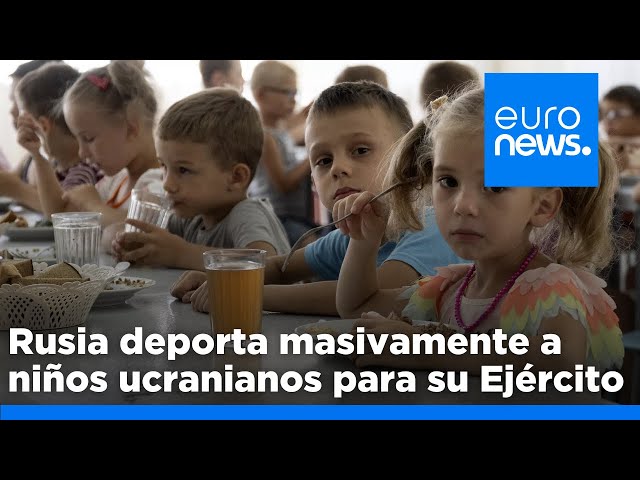 ⁣Rusia deporta a niños ucranianos para formar una nueva generación del ejército ruso, asegura el D…