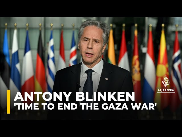 ⁣‘Time to end the Gaza war’ Blinken says, after US-imposed deadline for aid expires