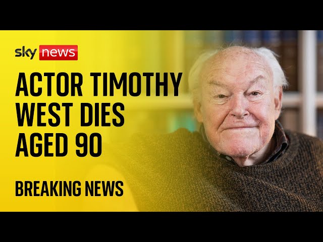 ⁣Actor Timothy West dies peacefully in sleep aged 90