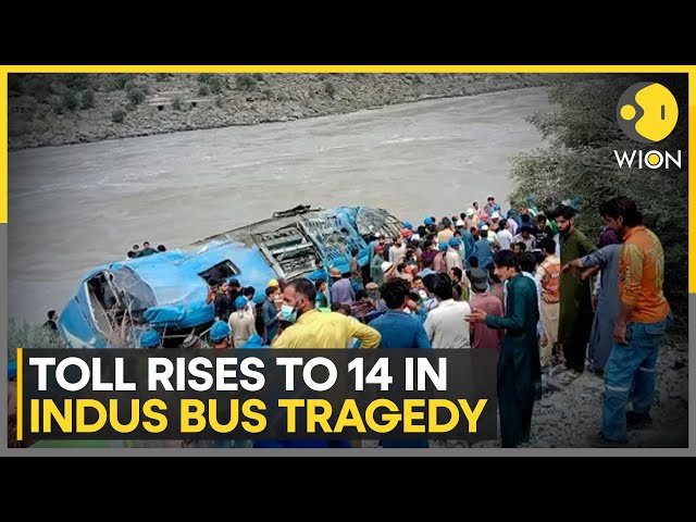 ⁣Pakistan: At Least 14 Dead After Bus Plunges Into Indus River | Latest English News | WION