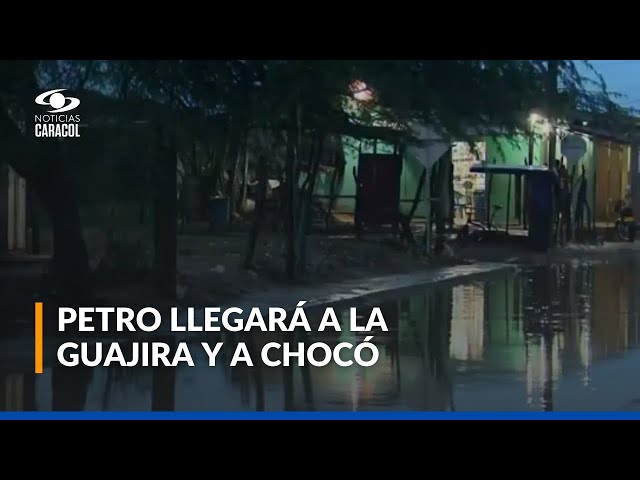 ⁣Presidente Petro llegará este miércoles a La Guajira y a Chocó: hay gran expectativa en las regiones