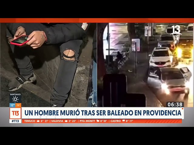 ⁣Homicidio en Providencia: joven murió tras ser baleado fuera de un local de comida rápida