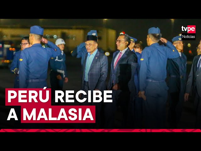 ⁣APEC 2024: primer ministro de Malasia llegó al Perú