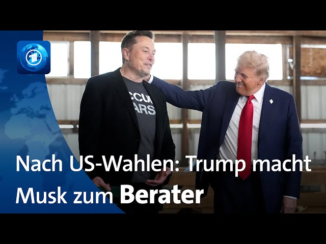 ⁣Nach US-Wahlen: Tech-Milliardär Elon Musk wird Berater von Donald Trump