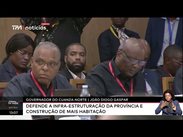 ⁣Governador do Cuanza-Norte: João Gaspar  Defende a infra-estruturação da província e mais habitação