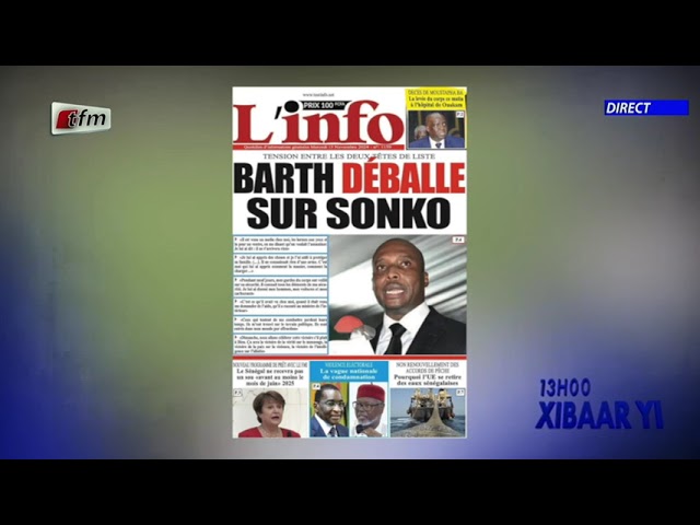 ⁣Revue de Presse du 13 Novembre 2024 présenté par Mamadou Mouhamed Ndiaye