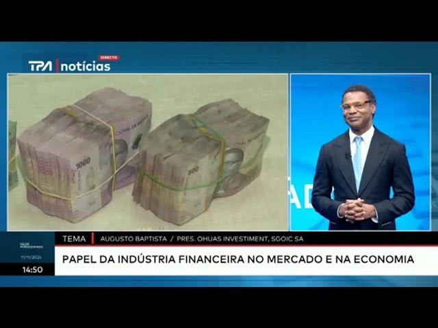 ⁣Valor Acrescentado - Papel da indústria financeira no mercado e na economia 11.11.2024