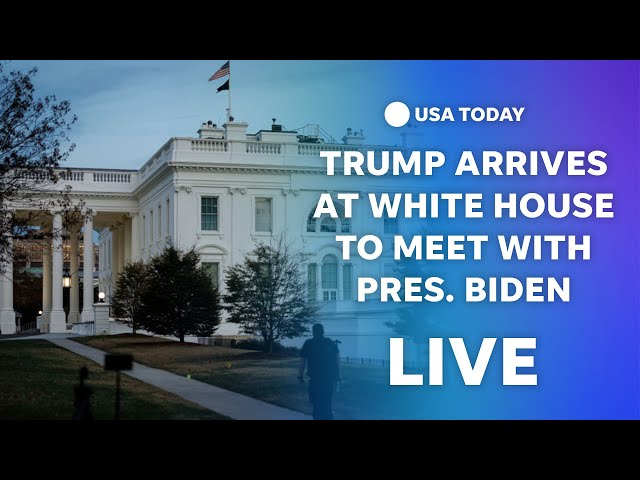 ⁣Watch live: President-elect Trump arrives in Washington, DC