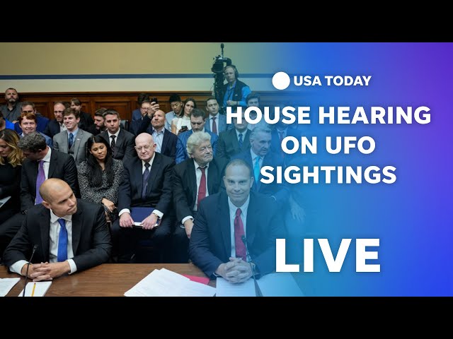 ⁣Watch live: House hearing on UFO sightings