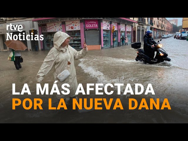 ⁣MÁLAGA: Viviendas DESALOJADAS, centros sanitarios CERRADOS y suspendido el TRANSPORTE por la DANA