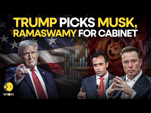 ⁣Trump's Cabinet: Elon Musk & Vivek Ramaswamy Break The Internet As They Lead 'DOGE