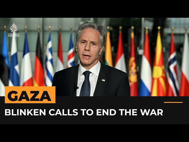 ⁣Blinken says Israel met its goals, calls to end Israel-Hamas War | #AJshorts