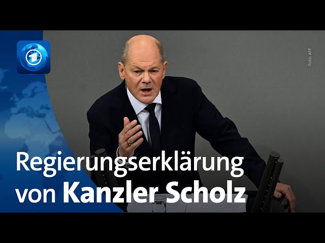 ⁣Nach Ampel-Aus: Scholz gibt Regierungserklärung ab