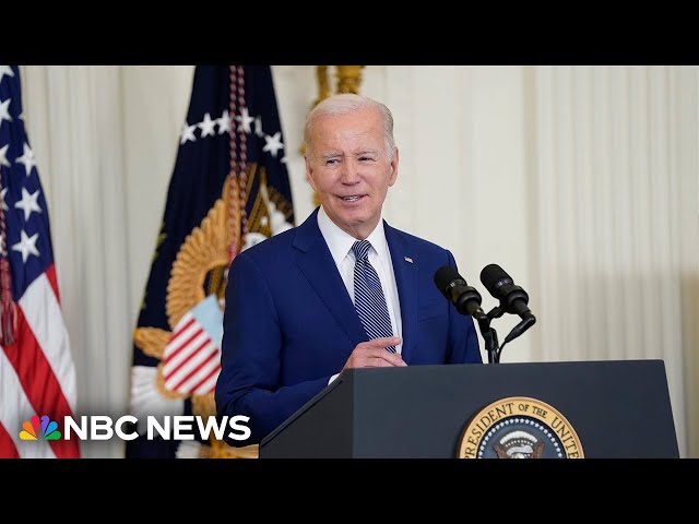 ⁣LIVE: Biden delivers remarks at Classroom to Career summit | NBC News