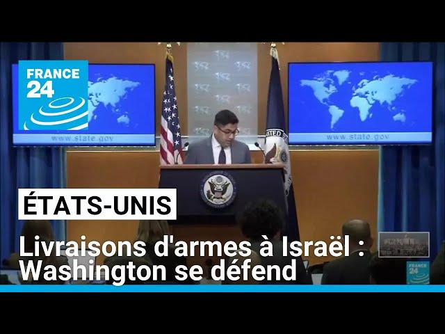 ⁣Livraisons d'armes à Israël : Washington "ne ferme pas les yeux sur Gaza" • FRANCE 24