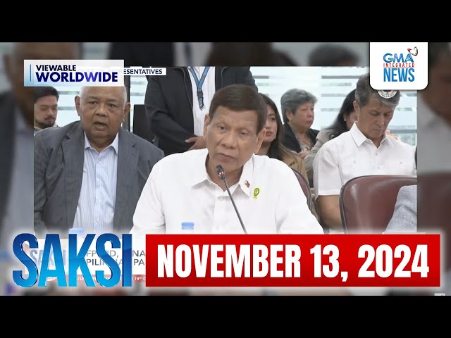 ⁣Saksi Express: November 13, 2024 [HD]