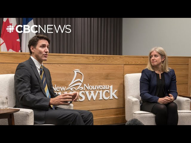 ⁣Trudeau, N.B. premier strike co-operative tone in first meeting