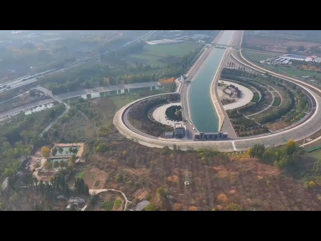 ⁣GLOBALink | China's mega water diversion project injects vitality into river in N China