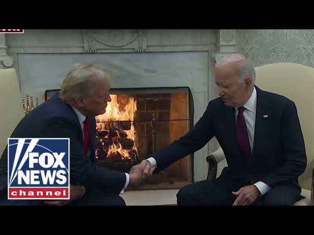 ⁣Biden congratulates Trump during historic Oval Office meeting: 'Welcome back'