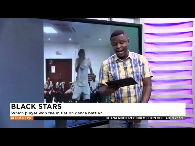 ⁣Black Stars: Which player won the initiation dance battle (13-11-24)