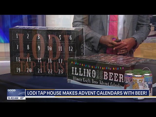 ⁣Lodi Tap House makes advent calendars with beer