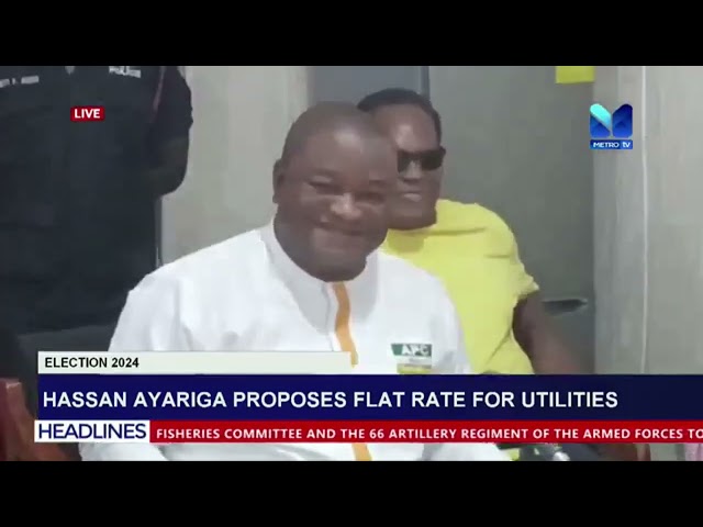 ⁣Hassan Ayariga propose flat rate for utilities