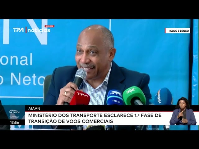 ⁣AIAAN - Ministério dos transporte esclarece 1.ª fase de transição de voos comerciais