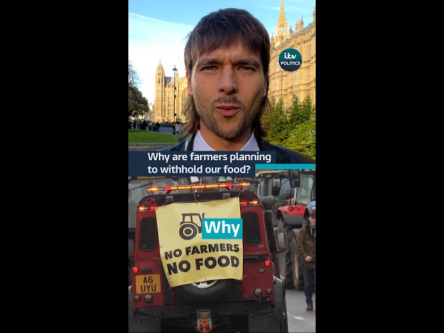 ⁣UK farmers planning to withhold food with week-long strike