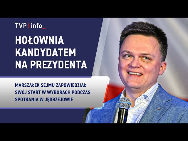 ⁣Szymon Hołownia ogłasza start w wyborach prezydenckich