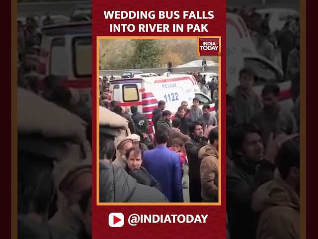 ⁣At Least 18 Dead After Bus Carrying Wedding Guests In Pakistan's Gilgit Baltistan Falls Into Ri