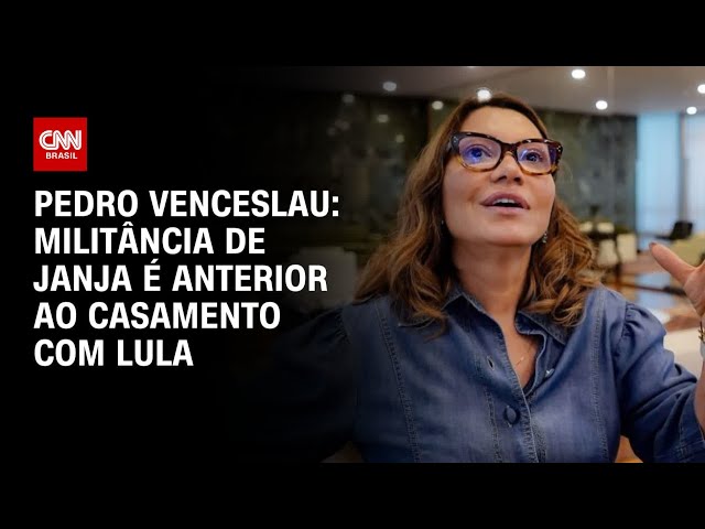 ⁣Pedro Venceslau: Militância de Janja é anterior ao casamento com Lula | CNN 360º